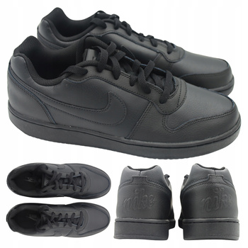 BUTY SPORTOWE MĘSKIE CZARNE WYGODNE SKÓRA NIKE EBERNON AQ1775 003 r. 42,5