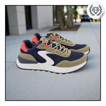 Buty męskie skechers 183265/nvtn sportowe sneakersy na co dzień