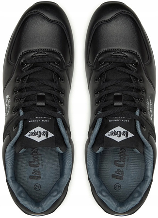Buty Męskie Wygodne Czarne na co dzień lifestyle Niskie LEE COOPER