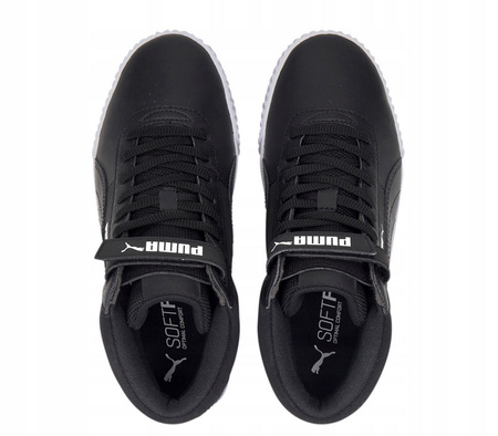 Buty Sportowe Damskie Puma Czarne Sneakersy Wygodne Wysokie Lekkie