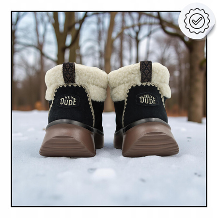 Buty damskie lekkie wygodne ocieplane na jesień zimę heydude 4436700w 