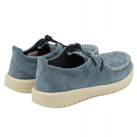 BUTY MĘSKIE LEKKIE MOKASYNY ZAMSZOWE HEYDUDE NXT MOC 43772 4XB