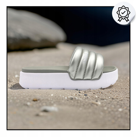 KLAPKI DAMSKIE STYLOWE WYGODNE PUMA KARMEN SLIDE PUFFY 395399 03 r. 38