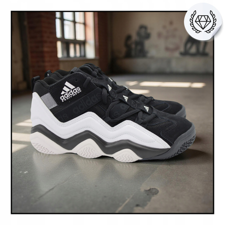 Buty Sportowe Koszykarskie Wygodne Męskie Czarne ADIDAS TOP TEN