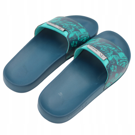 KLAPKI MĘSKIE NA BASEN NA PLAŻE PUMA MAPF1 LEADCAT GRAPHI 308082 01 