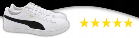 Buty męskie Puma sportowe COURT STAR SL 384676 01 Białe 