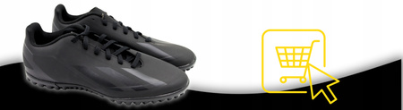 Buty turfy piłkarskie MĘSKIE ADIDAS X CRAZYFAST.4 CZARNE