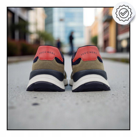 Buty męskie skechers 183265/nvtn sportowe sneakersy na co dzień