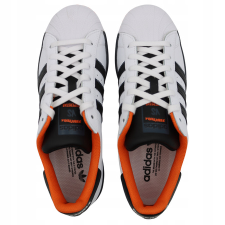 Buty Sportowe Męskie wygodne ADIDAS SUPERSTAR skóra Białe 