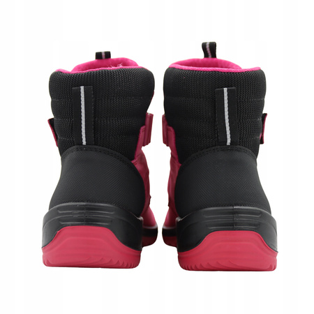 BUTY DZIECIĘCE 4F WYGODNE ZE SKÓRY WYSOKIE NA JESIEŃ ZIMĘ JOBMW252 55S