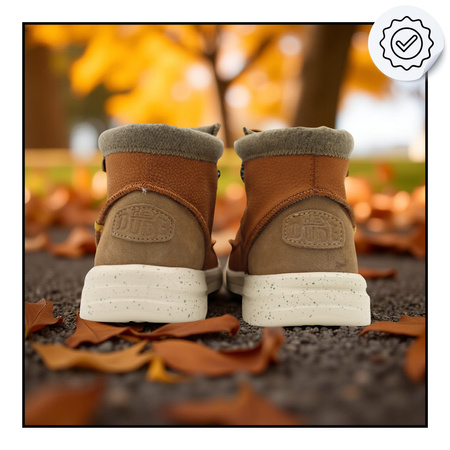 BUTY MĘSKIE LEKKIE SKÓRZANE HEYDUDE BRADLEY BOOT LEATHER 40189 21N 