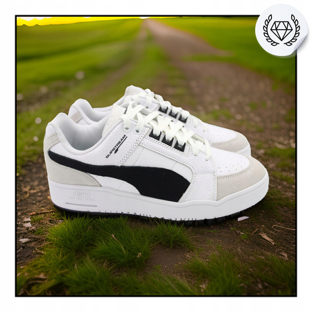 BUTY SPORTOWE MĘSKIE WYGODNE SKÓRA PUMA Slipstream Suede 385694 02 r. 41