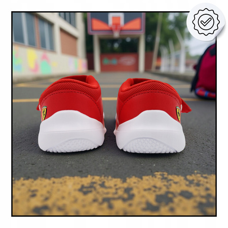 Buty Dziecięce Sportowe Wygodne PUMA SF KARD CAT III V INF Czerwone