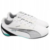 BUTY SPORTOWE MĘSKIE WYGODNE BIAŁE PUMA MAPF1 CARBON CAT 307542 01 