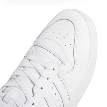 Buty Męskie Sportowe Wysokie ADIDAS RIVALRY wygodne BIAŁE 