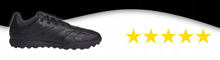 Buty Turfy do piłki nożnej skórzane ADIDAS COPA PURE.3 TF CZARNE 