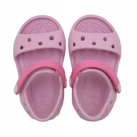 Sandałki dziecięce różowe lekkie wygodne crocs crocband 12856 6gd