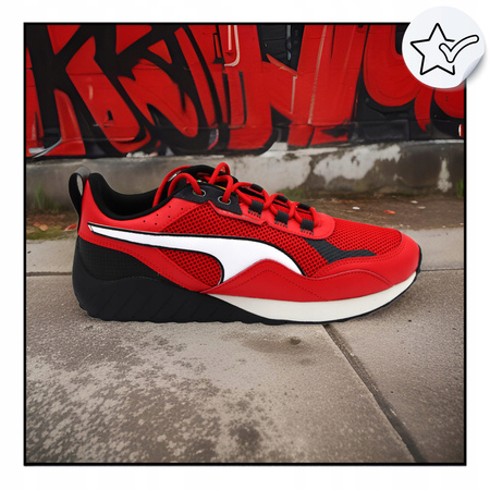 Buty Sportowe Lekkie Skórzane Wygodne PUMA FERRARI SPEEDFUSION 2.0 R. 42,5