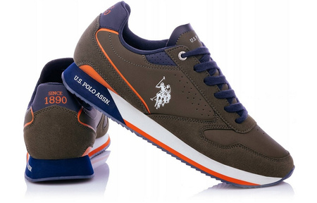 Buty męskie sportowe NOBIL003 MIL001 wygodne