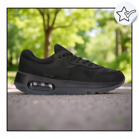BUTY SPORTOWE MŁODZIEŻOWE WYGODNE CZARNE NIKE AIR MAX MOTIF DH9388003 r. 39