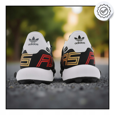 Buty Damskie Sportowe Wygodne Czarne ADIDAS LA TRAINER III J 