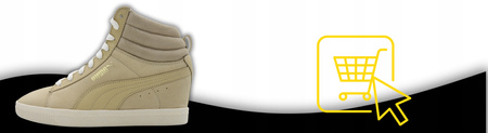 Buty Damskie PUMA Classic Wedge Sportowe wysokie 