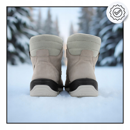 BUTY DZIECIĘCE 4F WYSOKIE skóra NA JESIEŃ ZIMĘ JOBMW250 26S 