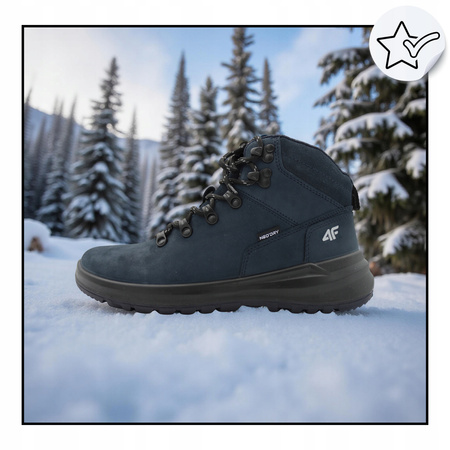 4f BUTY DAMSKIE WYGODNE TREKKINGOWE NA JESIEŃ ZIMĘ OBDH261 31S 