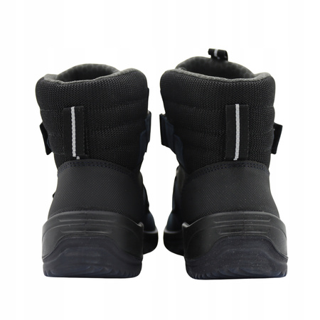 BUTY DZIECIĘCE 4F WYGODNE ZE SKÓRY WYSOKIE NA JESIEŃ ZIMĘ JOBMW25231S