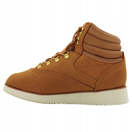 Buty Sneakersy Wysokie Damskie Na Zimę Wygodne Skórzane REEBOK