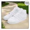 Buty Męskie Sportowe Wysokie ADIDAS RIVALRY wygodne BIAŁE 
