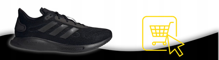 Buty Do Biegania Biegowe Męskie Czarne Wygodne ADIDAS GALAXAR RUM