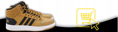 Buty sportowe męskie wysokie ADIDAS HOOPS wygodne