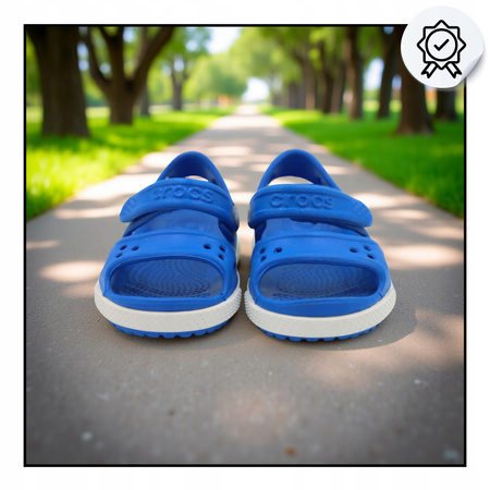 SANDAŁY DZIECIĘCE LEKKIE WYGODNE NIEBIESKIE CROCS CROCBAND 148544JN 