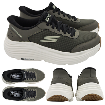 Buty sportowe męskie skechers 220610/olbk lekkie wsuwane na co dzień