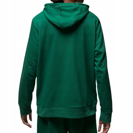 Bluza Męska Wygodna Ciepła Zielona Z Kapturem NIKE JORDAN CV8437 341 R. S