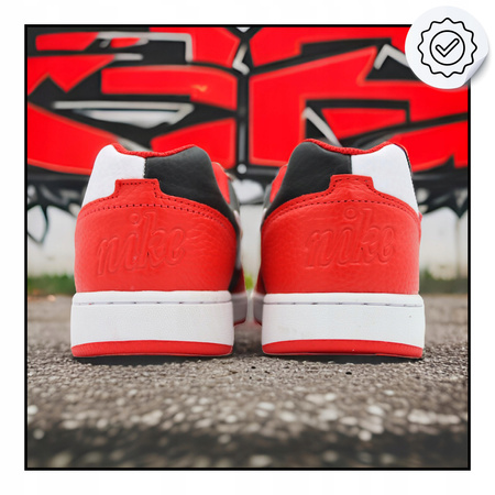 Buty Sneakersy Sportowe Męskie Skórzane Wygodne Białe NIKE EBERNON 