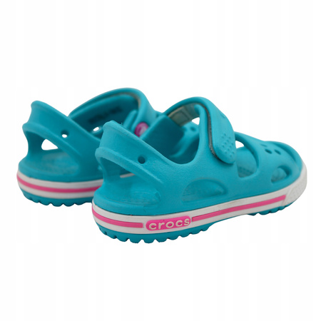 SANDAŁY DZIECIĘCE LEKKIE WYGODNE TURKUSOWE CROCS CROCBAND 148544SL
