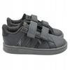 Buty dziecięce czarne adidas Grand Court GW6233 