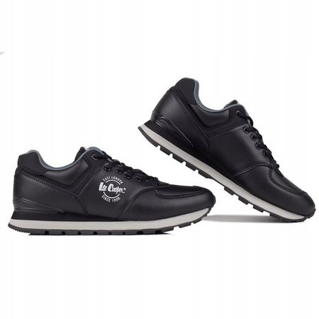 Buty Męskie Wygodne Czarne na co dzień lifestyle Niskie LEE COOPER 