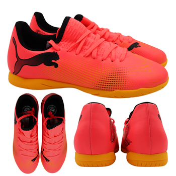 Buty do piłki nożnej dziecięce halówki puma future 7 play 107739 03 r. 37