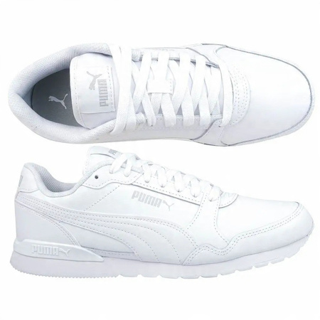Buty sportowe męskie Puma St Runner 384855 10 wygodne białe 