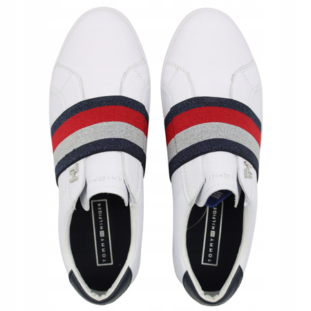 Buty Sneakersy Wygodne Lekkie Białe TOMMY HILFIGER