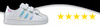 BUTY SPORTOWE DZIECIĘCE BIAŁE WYGODNE NA RZEP ADIDAS SUPERSTAR FV3655 