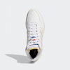 Buty Wysokie Białe Skóra Skórzane Wygodne ADIDAS HOOPS 3.0 MID