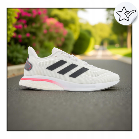 Buty Damskie ADIDAS SUPERNOVA FV6020 Do Biegania Białe Wygodne R. 38 2/3
