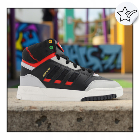 Buty Młodzieżowe Sneakersy Wysokie Wygodne ADIDAS DROP STEP