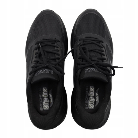 Buty męskie skechers 216351/bbk czarne lekkie wsuwane na co dzień