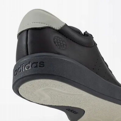 Buty Tenisówki Męskie Czarne Skóra Wygodne ADIDAS NOVA COURT