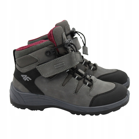 BUTY DZIECIĘCE 4F WYGODNE TREKKINGOWE NA JESIEŃ ZIMĘ JOBMW253 25S